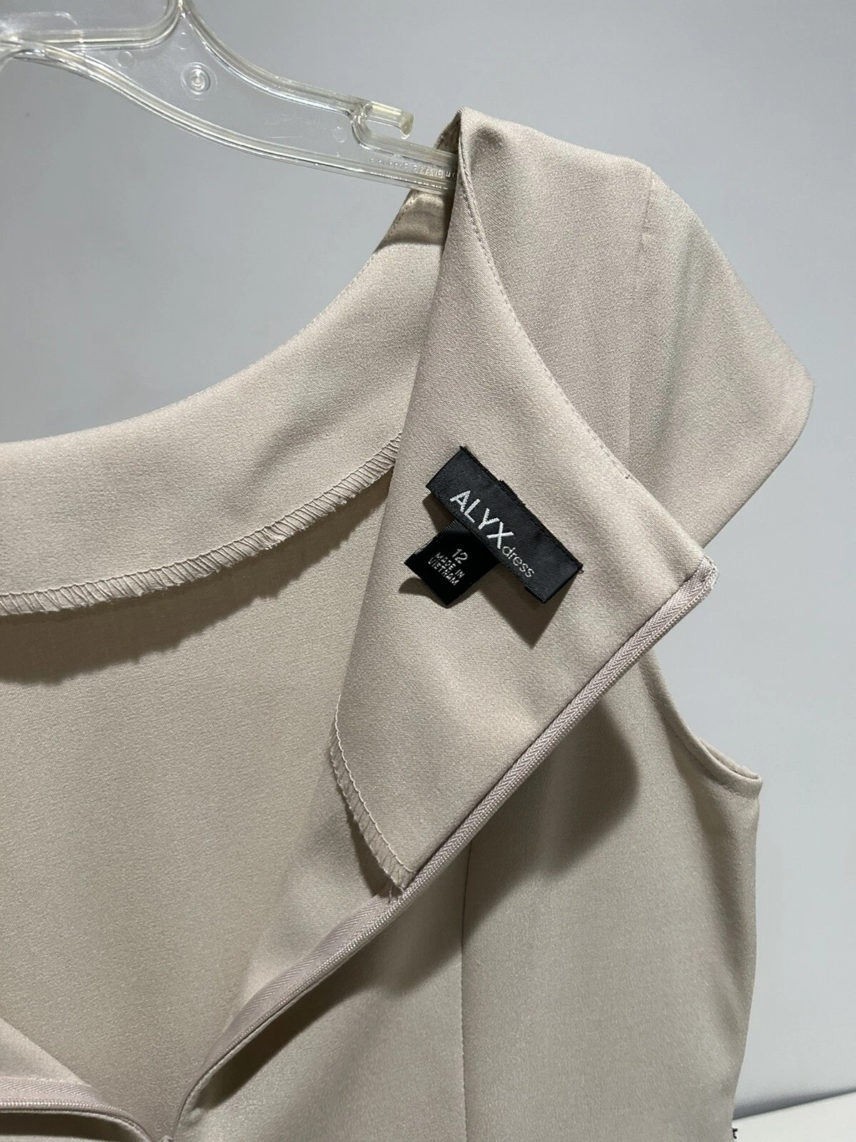 Abito donna ALYX beige nero taglia 12