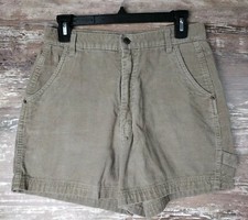 Vintage NorthCrest Corduroy Carpenter Shorts Brown Made in USA Mom Hikers SZ 10