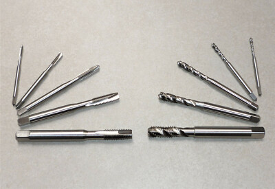 HSS-Co Sackloch-Gewindebohrer, DIN 371, M3, M4, M5, M6, M8, M10, DIN 376: M12 HSS-Co Sackloch-Gewindebohrer, DIN 371, M3, M4, M5, M6, M8, M10, DIN 376: M12