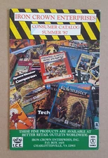 IRON CROWN ENTERPRISES CONSUMER CATALOG SUMMER 1987 MERP