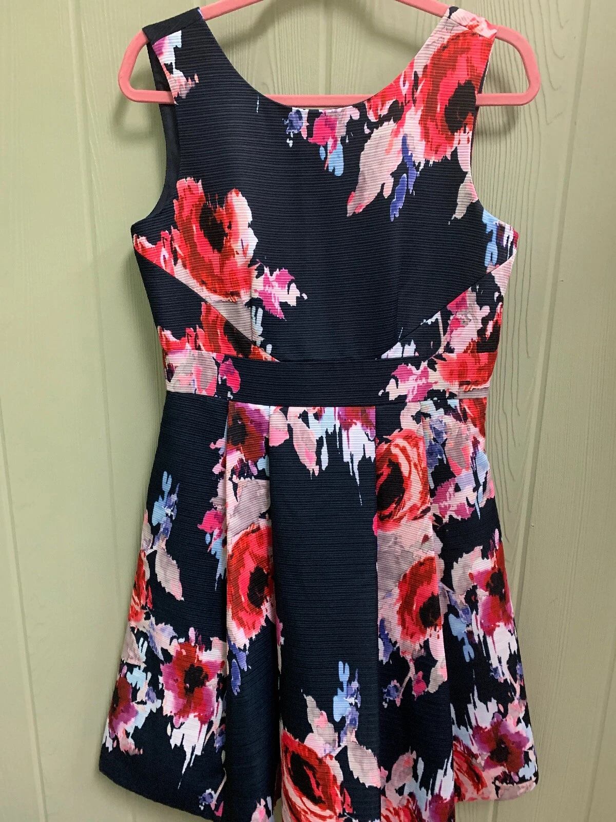 Abito tubino Kate Spade Hazy floreale aperto dietro fiocco 4 6 $498