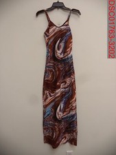NWT - Urban Rose Women's Brown Marble Print Dress, Size S