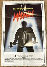 Original MADMAN slasher film one-sheet poster 1981 Gaylen Ross