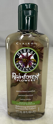 Vintage Herbal Essences Rainforest Flowers Normal Hair Refreshing Shampoo 6 oz