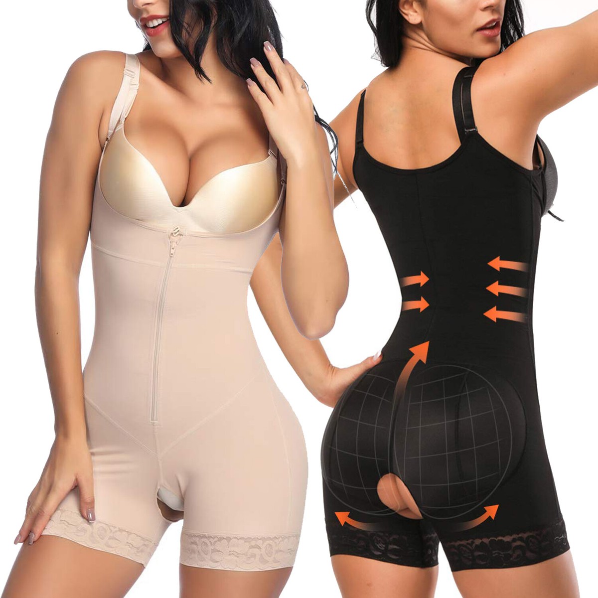 Faja Modellante Colombiana – Body Riduttore Con Alza Glutei – Dopo Parto E Chirurgia