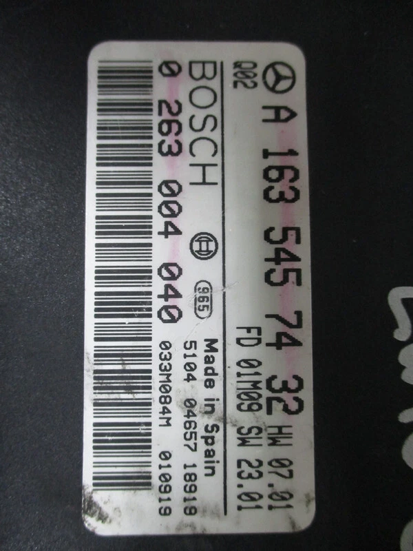 LW16-06 2003 2004 2005 ML-CLASS ML320 ML350 ML55 DRIVER ASSIST COMPUTER CONTROL - Изображение 2 из 2