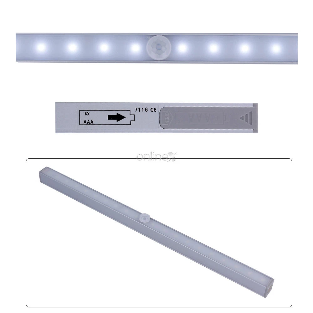 Lámpara 20 LED Sensor Luz y Movimiento PIR Luz Noche Armario EnvÍo 48/72H. a3280