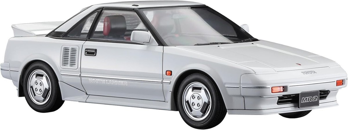 Hasegawa 1/24 TOYOTA MR2(AW11) EARLY VERSION WHITE LANNER 1985