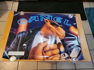 Rare Camel Joe collectible poster 18.25 X 24.75 from 1996 New Leather Jacket 