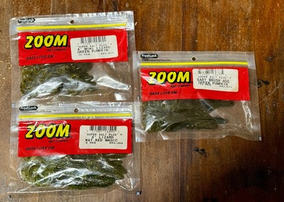 Zoom Super Salt Lizard & Craw Lot of 3 packs