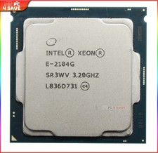 Intel Xeon E-2104G CPU SR3WV 3.20GHz 4-Core 8MB LGA1151 Server Processor 65W