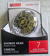 Delta Multi-Function Shower Head 7 Spray Settings Silver