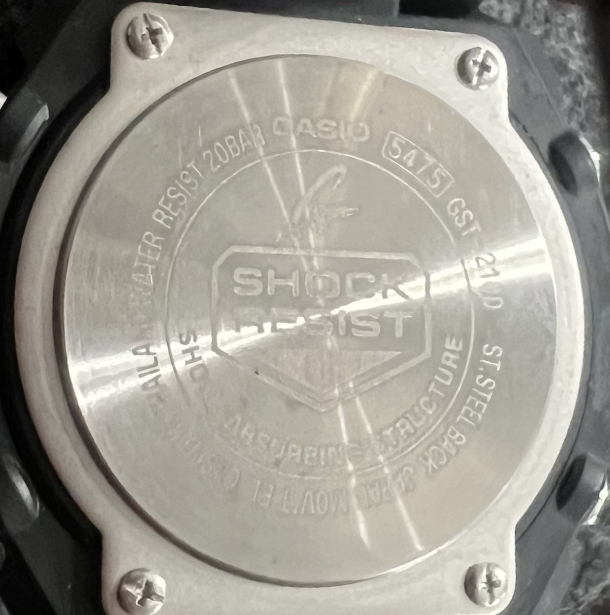 CASIO G-shock GST-210D-9A Stainless Steel Gold Tone Analog Digital