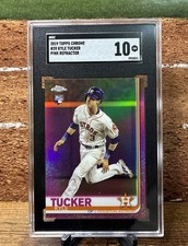 KYLE TUCKER Rookie SGC 10 2019 Topps Chrome Pink Refractor RC Astros Baseball