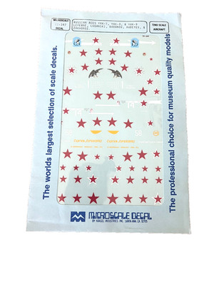 Microscale decals 1/72 72-347 Russian Aces Yak-1 -3 -9 Leferre Luganski  J150