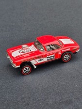 Custom RedLine Wheel Swap, Hot Wheels '62 Corvette Gasser, 1:64