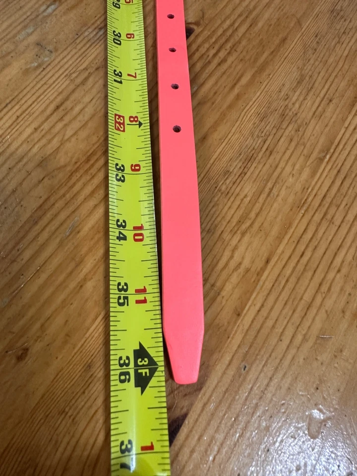 Cinturón Ted Baker Cuero Genuino “What a Waist” Oro Rosa Lazo Hebilla Naranja Talla 2/3 Foto 3 de 4