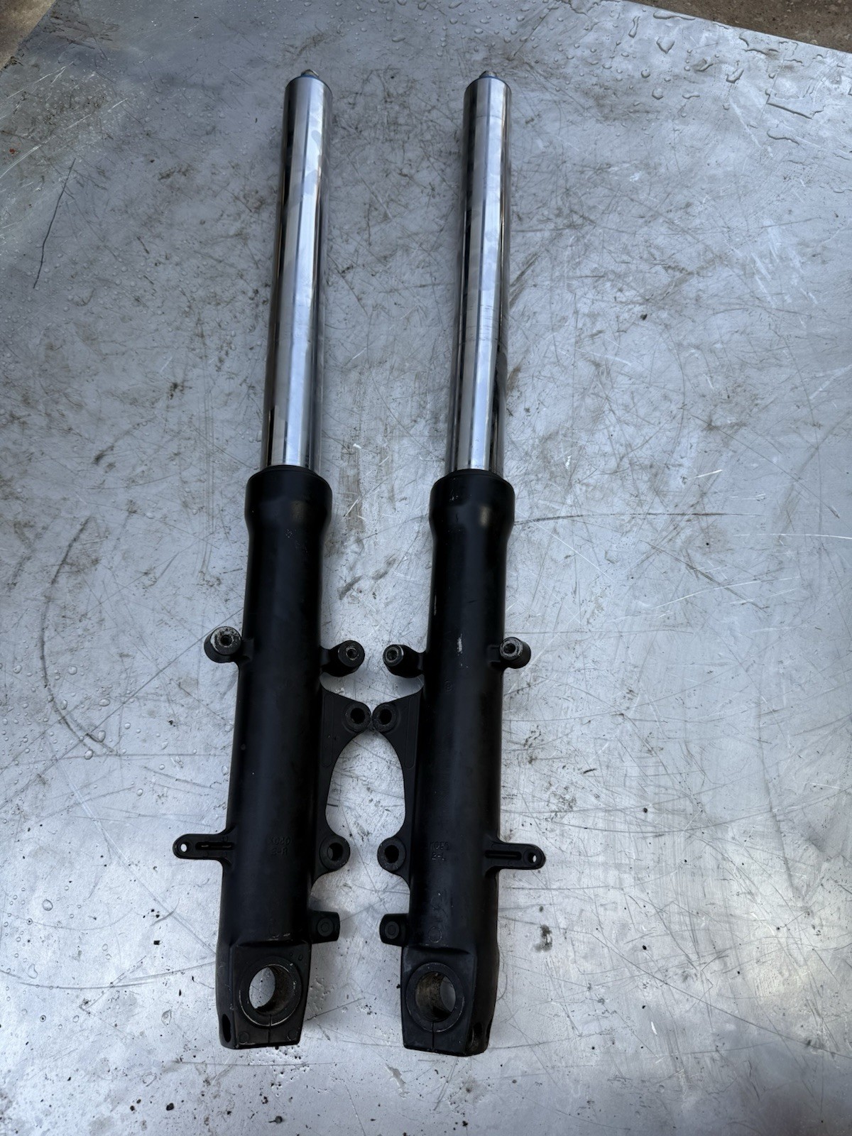 Kawasaki ZX9 ZX 9 R ZX9R Forks Fork Clamp front end clamps trees oem Genuine