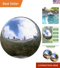Colorful 12-Inch Stainless Steel Gazing Globe - Perfect Housewarming Gift