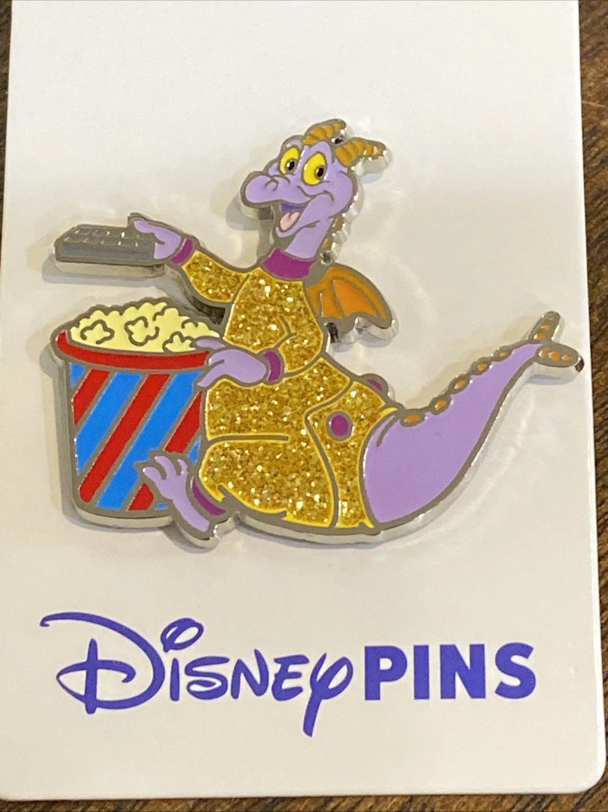 Disney Epcot Center Figment Journey Into Imagination Popcorn Pin