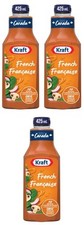 Kraft Condimento per Insalata Francese, 425 ml (Confezione da 3)