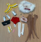 Lot Of Barbie Hose Fur Wrap Purse Accessories Japan Vtg 1960s+🎁 For 11’’