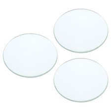 4" 100mm Focal Length Double Convex Lens, 3 Pack 40mm Diameter 6mm Height