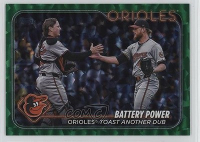 2024 Update Green Crackle Foilboard /499 Adley Rutschman Craig Kimbrel 00c9