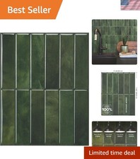 Peel and Stick Backsplash - 5 Sheets of 11.43'' x 9'' - 3D Adhesive Peel and ...