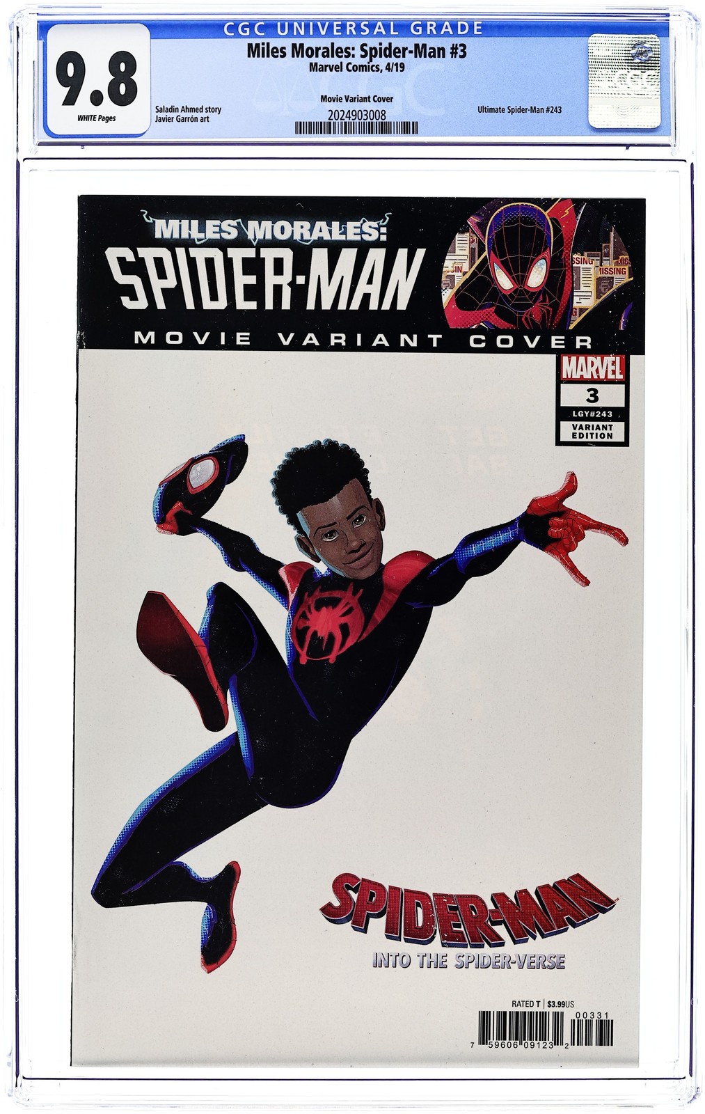 Miles Morales: Spider-Man #3 (Movie Variant Cover) Value - GoCollect