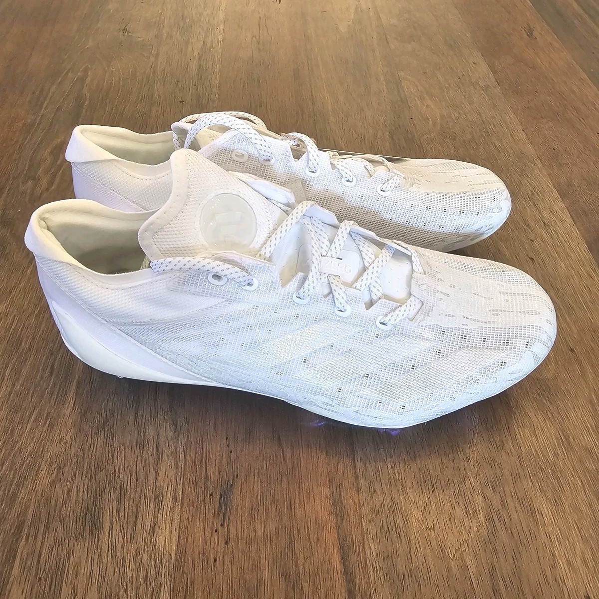 Adidas Adizero Electric American Football Cleats White Men\'s Size 7.5 IE4413 New Adidas Adizero Electric Speed Juice Pack Football Cleats  main image 3