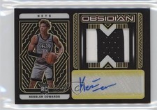 2021 Obsidian Rookie Jersey Electric Etch Yellow 5/10 Kessler Edwards Auto 1pe9