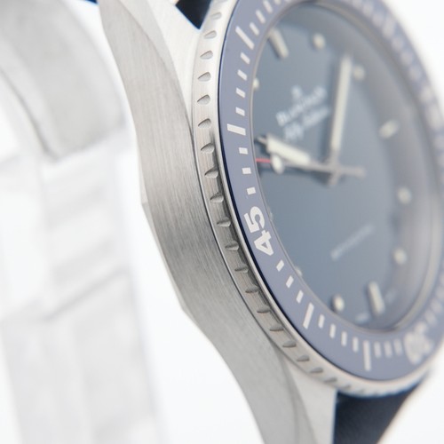Blancpain Fifty Fathoms 5100-1140-O52A 38 mm Blue Dial