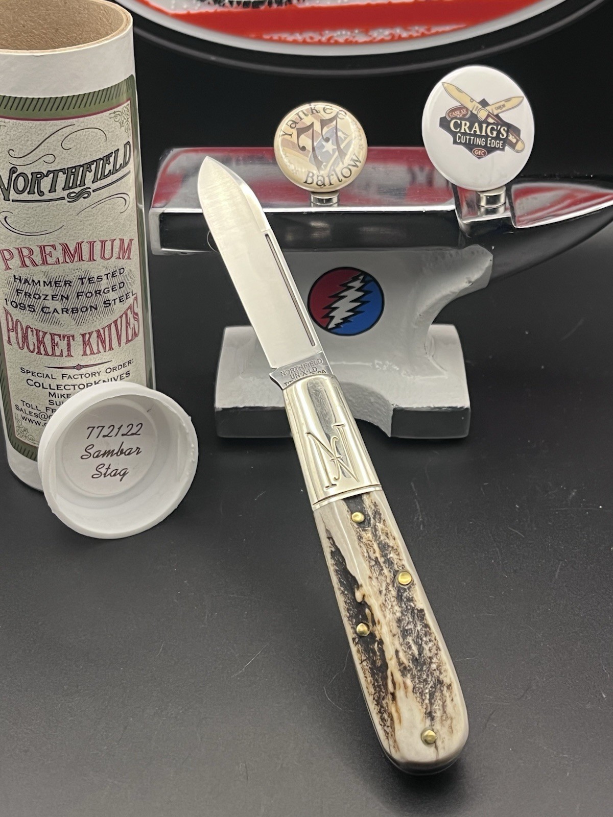 Great Eastern Cutlery GEC 77 Stag Yankee Barlow! NIT! Amazing Stag!