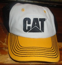 NEW Caterpillar Inc CAT HEAVY EQUIPTMENT BASEBALL TRUCKER HAT CAP SNAPBACK