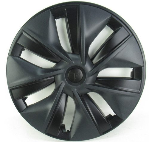 TESLA MODEL Y 19" WHEEL CENTER CAP 1044235-00-C HUBCAP COVER BLACK 2022-2025
