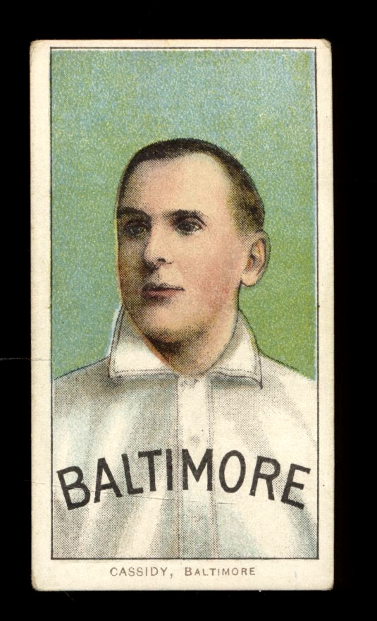 1909-11 T206 Peter Cassidy Baltimore Sovereign 350 Rare Back VG NICE CARD