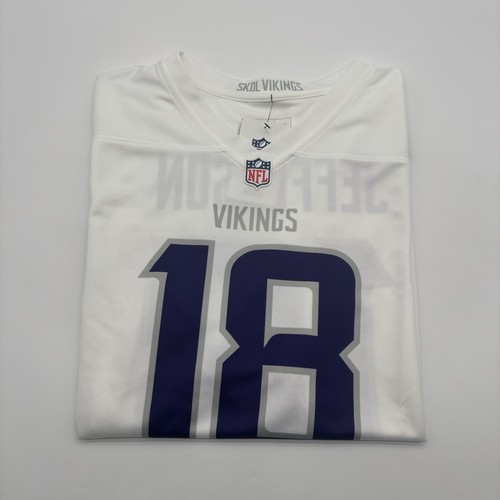 Nike Justin Jefferson Minnesota Vikings Player Performance Jersey White Size XL 