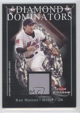 2005 Fleer Platinum Diamond Dominators Silver Jerseys Kazuo Matsui Kaz t8i