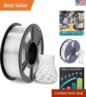 3D Printer Filament PLA Filament 1.75mm, Neatly Wound 3D Printing Filament 1....