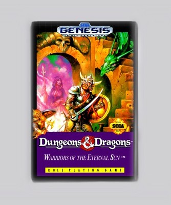 Dungeons Dragons / Sega Genesis 2''x3'' Fridge MAGNET (game retro vintage