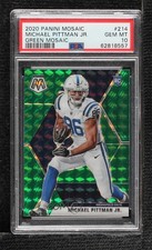 2020 Panini Mosaic Rookies Green Prizm Michael Pittman Jr PSA 10 GEM MT 0sm7