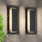 11.8’’ Modern Exterior Lighting Fixtures,2 Pcs Led Outdoor Wall Lights,Waterp.