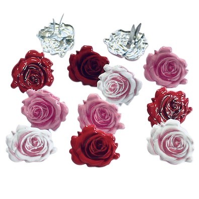 Ösenauslass Form Brads 12/Pkg - Rose QBRD2-71