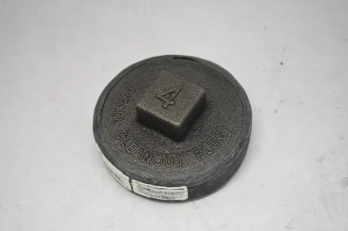 Jones Stephens P56400 4 Lead Fitting All Plug Fit All Cleanout Plug Cast Iron - Picture 2 of 7
