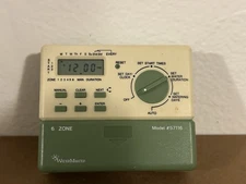 Vintage Orbit Water Master 6 Station Sprinkler timer Model 57116 No Original Box