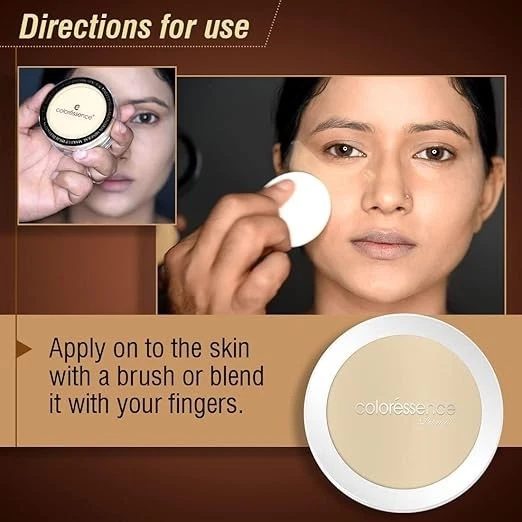 Coloressence Single HD Cream Foundation Pancake Makeup Base, All In One Creamy M - Image 4 of 4
