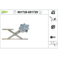 1X Fensterheber Valeo 851728 Passend FüR Toyota