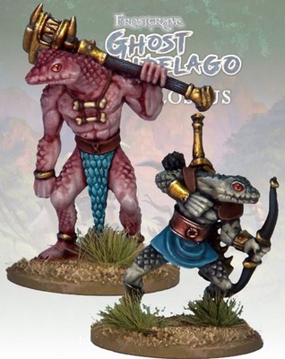 Frostgrave: Snake-man Savage & Hunter by North Star