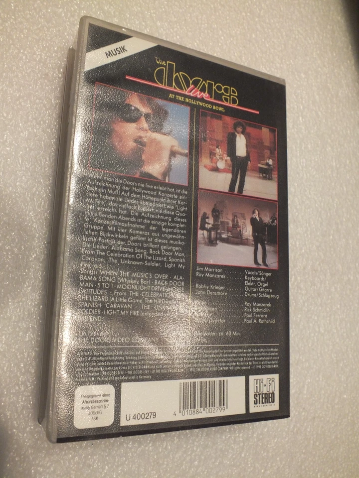 VHS Kassette - THE DOORS - AT THE HOLLYWOOD BOWL - 1993 - Bild 2 von 4